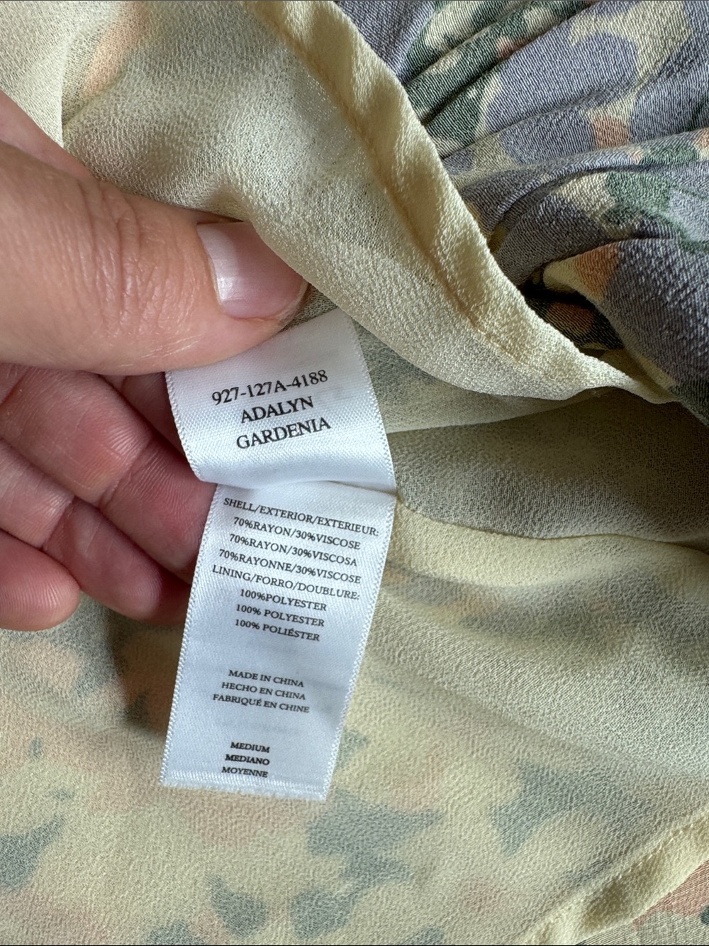 Rails Adayln Ruffle Gardenia Midi Dress - Picture 8 of 9